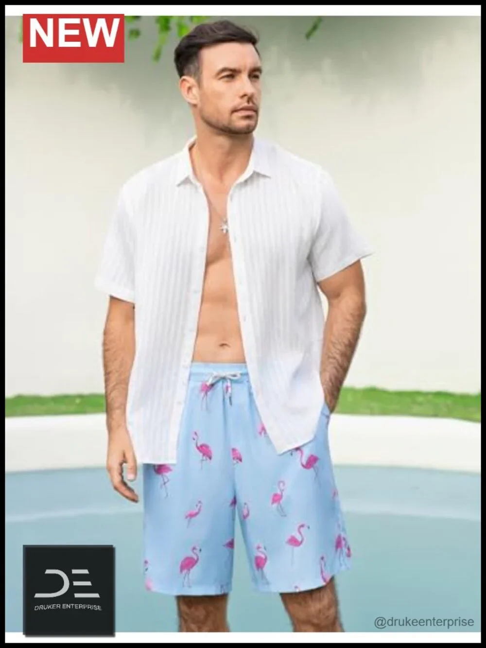 Mens Swim Trunks 7 Inch with Compression Liner Quick Dry 2 in 1 Beach Board